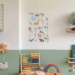 Abc Animal Friends Alphabet Wall Stickers - thumbnail 2