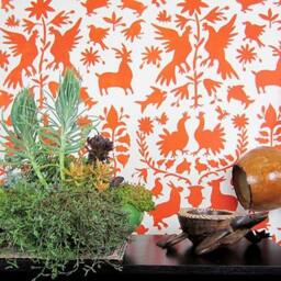 Otomi Stencil Pattern - Reusable Stencils For Diy Wall Decor Better Than Wallpaper