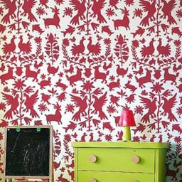 Otomi Stencil Pattern - Reusable Stencils For Diy Wall Decor Better Than Wallpaper - thumbnail 3