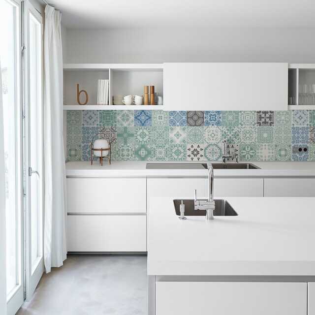 Tile Stickers, Decal, Carrelage Adh??sif, Fliesenaufkleber, Stair Mosaic Wall Art, Pack Of 36 - Skupabl - image 1