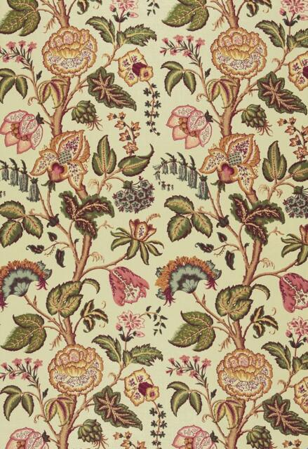 Tree Of Life in Rose On Yellow Linen-Pillow Cover