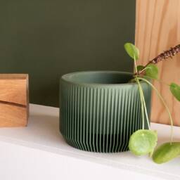 Green Indoor Wood Planter - Praha - thumbnail 4