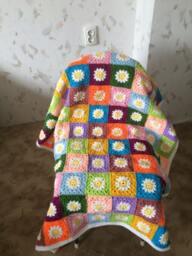 Granny Square Crochet Blanket