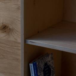 Konk ??? Teal Sideboard [Oak] Bespoke Sizes Available Oak & Steel Cabinet With Storage, Media Unit Doors - thumbnail 4