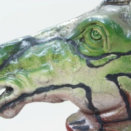 Raku Horse Figurine Bucephalus Handmade Sculpture Stoneware Statue Greek New Art - thumbnail 4