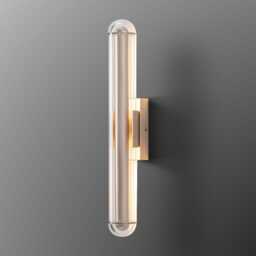 Bermuda Glass Wall Lamp Modern Led Beige Sconce - thumbnail 2