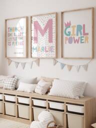 Set Of 3, Girls Bedroom Decor, Positive Affirmation Print, Posters, Motivational, Inspirational Wall Art, Playroom Prints - thumbnail 1