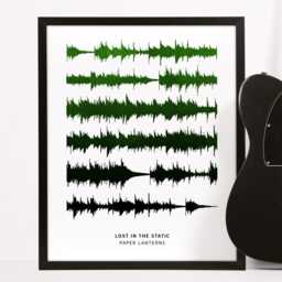 Favourite Song Personalised Soundwave Art Print - Unique Music Gift - thumbnail 2