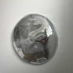 Giant Wall Melted Disco Ball, Ball, Metallic Design, Irregular Mirror, Silver Home Decor - thumbnail 4