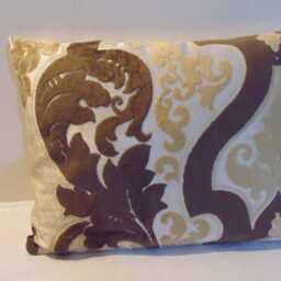 Designers Guild Fabric Cabriole Cocoa Cushion Cover/Pillow - thumbnail 2