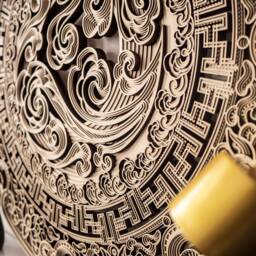 Lucky Disc Multilayer Wood Wall Art Mandala, Large Round Laser Cut Sculpture, Housewarming Gift - thumbnail 3