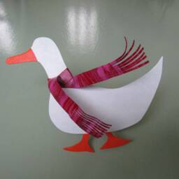 Handmade Metal Duck Christmas Tree Topper Whimsical Holiday Decor - thumbnail 2