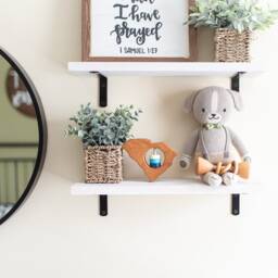 Personalized South Carolina State Baby Rattle Modern Wooden Toy - thumbnail 2