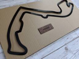 Monaco Or Any Race Track Formula 1 in 3D Black Acrylic Motogp Wall Art Laser Cut - Ferrari Porsche Bmw Mercedes - thumbnail 1