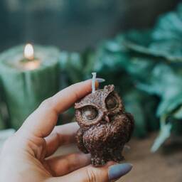 Owl Candle - Fruits Of The Forest - thumbnail 4