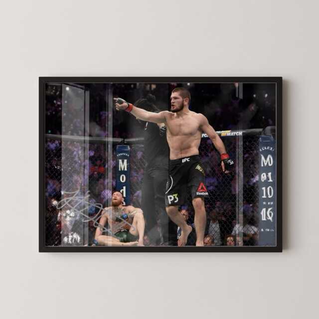 Ufc 229 Poster - Khabib Vs Mcgregor Iconic Submission Mma Wall Art - image 1