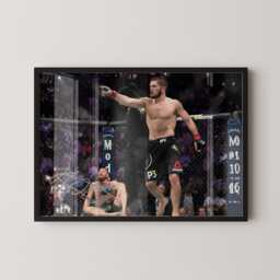 Ufc 229 Poster - Khabib Vs Mcgregor Iconic Submission Mma Wall Art - thumbnail 1