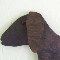 Rustic Metal Goat Wall Art Farmhouse Barnyard Decor - 11x15 - thumbnail 3
