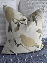Birds.leaves.decor Pillows.accent Pillow.cushion Cover.toss Pillow.lumbar Pillows.throw Pillows.slipcovers.pillow Covers.spring.summer.trees