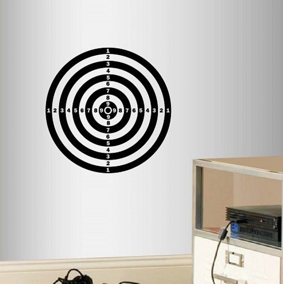 In-Style Decals Wall Vinyl Decal Home Decor Art Sticker Darts Target Shooting Kids Girl Boy Games Play Room Stylish Design 1844 - image 1