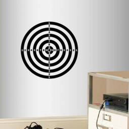 In-Style Decals Wall Vinyl Decal Home Decor Art Sticker Darts Target Shooting Kids Girl Boy Games Play Room Stylish Design 1844 - thumbnail 1