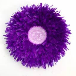 Juju Hat Home Decor, Wall Decor Juju Hats, Feathers Wall White, White Jujuhat White - Juju Donut - thumbnail 3