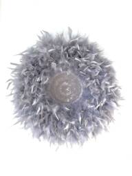 Juju Hat Home Decor, Wall Decor Juju Hats, Feathers Wall White, White Jujuhat White - Juju Donut - thumbnail 1
