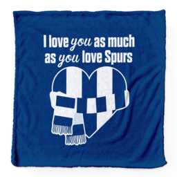 Love You As Much Totts - Luxury Fleece Blanket 150cm X Made in England - thumbnail 1