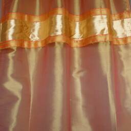 "Curtain Panels Sheer Panel Drapes With Running Ribbon 42""x 84" - thumbnail 4