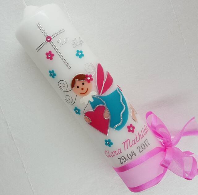 Baptismal Candle Guardian Angel - image 1
