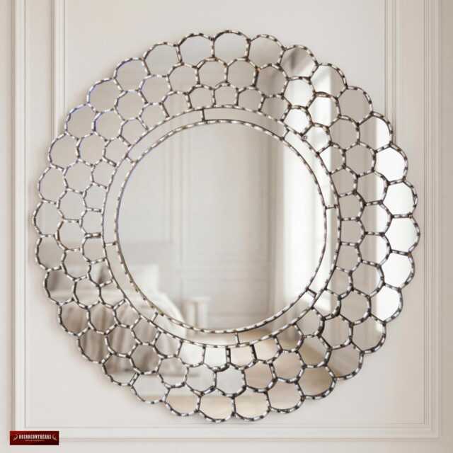 Large Round Wall Mirror 31.5 - image 1