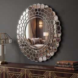 Large Round Wall Mirror 31.5 - thumbnail 3