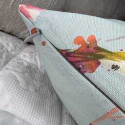 Voyage Maison Cushion Cover, Floral Pillow Cover, Armathwaite Fabric Russett, Cover Sofa Bed, Countryside Decor, Duck Egg - thumbnail 3