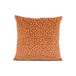 Timothy Corrigan For Schumacher - Madeleine Grenadine Luxurious Leopard Print Velvet Designer Cushion Cover Handmade Throw Pillow - thumbnail 2