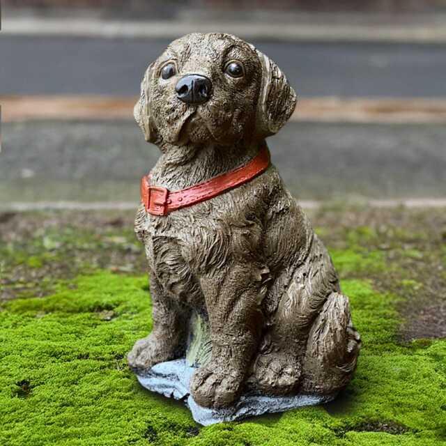 Unique Concrete Labrador Statue Garden Dog Figurine Handcrafted Pet Outdoor Stone Memorial Decoration Cement Art Lover Gift - image 1