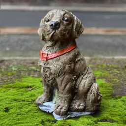 Unique Concrete Labrador Statue Garden Dog Figurine Handcrafted Pet Outdoor Stone Memorial Decoration Cement Art Lover Gift - thumbnail 1
