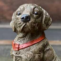 Unique Concrete Labrador Statue Garden Dog Figurine Handcrafted Pet Outdoor Stone Memorial Decoration Cement Art Lover Gift - thumbnail 2