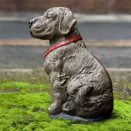 Unique Concrete Labrador Statue Garden Dog Figurine Handcrafted Pet Outdoor Stone Memorial Decoration Cement Art Lover Gift - thumbnail 4
