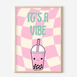 Set Of 2 Teen & Tween Girl Prints. Positivity Rainbow It's A Vibe. Prints For Girls Bedroom Playroom - Prints Only - thumbnail 3