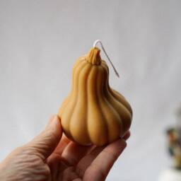 Handmade Pumpkin Candle Autumn Home Decor, Spooky Season - thumbnail 3