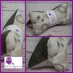Reading Bone Mandala Beige - Neck Pillow Neck Roll Cushion Bookend Decoration Washable - thumbnail 4