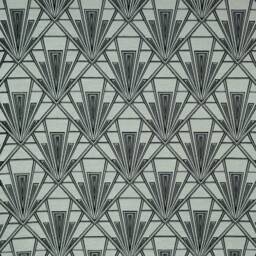 Extra Large Art Deco Cushion, Pillow Cover, Grey Gatsby Velvet Single Or Double Sided 23 Inch Square - thumbnail 3