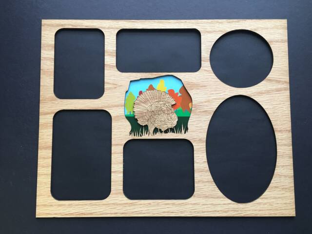 Turkey Picture Frame - Hunting Decor, 11x14 Multi Photo - image 1