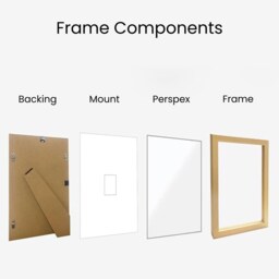 Instax Wide Photo Frame - Single A4 Wall Or Shelf Display Oak Wooden Instant Camera Holder - thumbnail 4