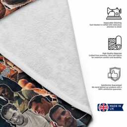 Henry Cavill Collage Towel - Movie Star Portrait Design Cinematic Actor Art Print Bold Bath Decor Unique Viral Gift For Film Fans - thumbnail 3