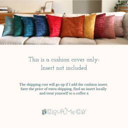 Amber Gold Luxury Velvet Cushion Cover With Flange Edging - thumbnail 4
