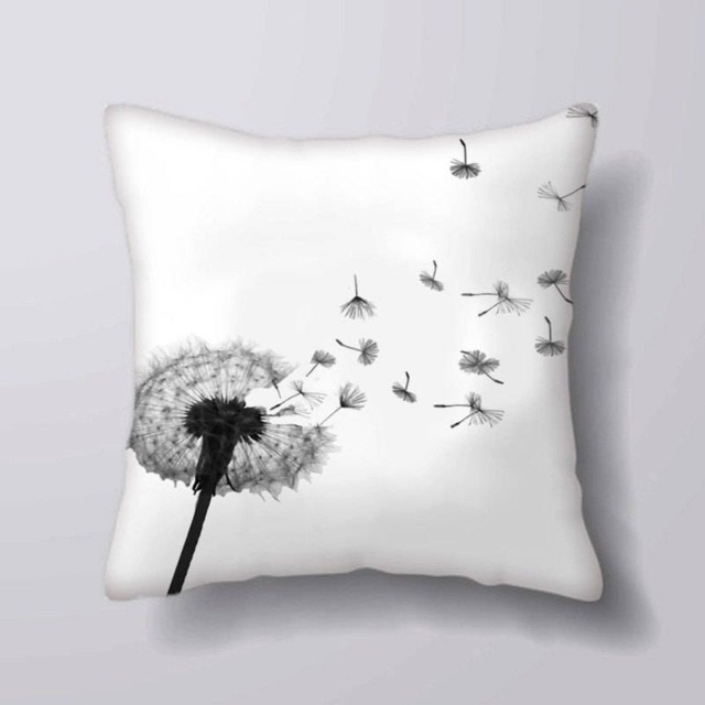 Dandelion in Wind - Cushion Cover Case Or Stuffed With Insert - image 1