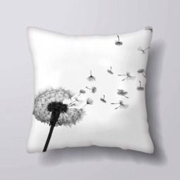 Dandelion in Wind - Cushion Cover Case Or Stuffed With Insert - thumbnail 1
