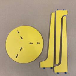 Round Plywood Side Table - thumbnail 3
