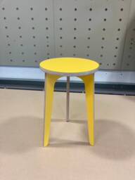 Round Plywood Side Table - thumbnail 1